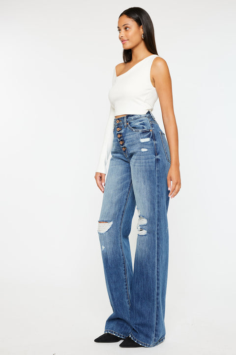 Ariena Ultra High Rise 90's Flare Jeans - Official Kancan USA