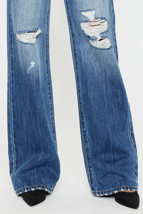 Ariena Ultra High Rise 90's Flare Jeans - Official Kancan USA