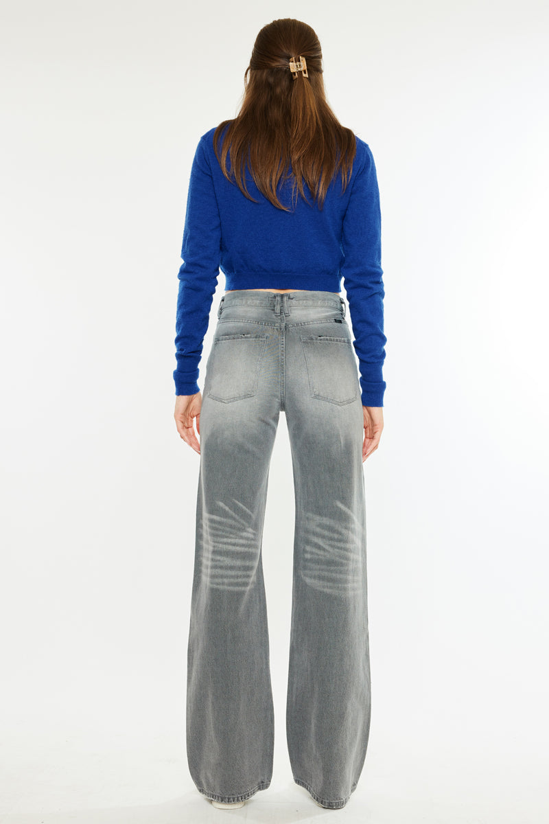 Alessia Ultra High Rise 90's Flare Jeans – Official Kancan USA