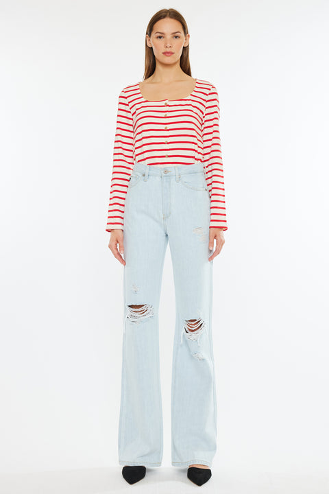 Montana Ultra High Rise 90's Flare Jeans