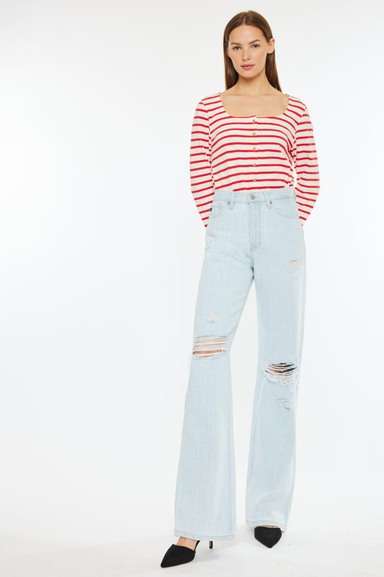 Montana Ultra High Rise 90's Flare Jeans