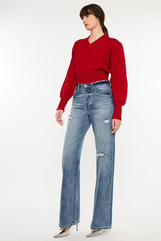 Montana Ultra High Rise 90's Flare Jeans - Official Kancan USA