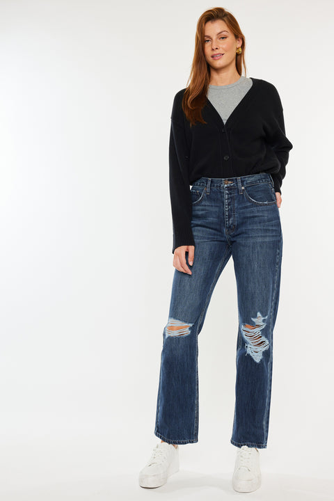 Dixon Ultra High Rise 90's Boyfriend Jeans - Official Kancan USA