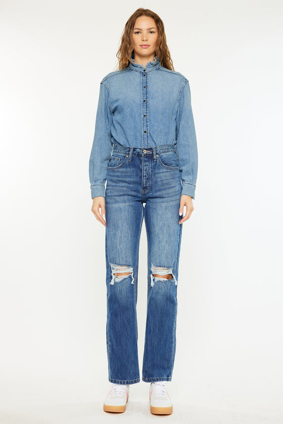 Dixon Ultra High Rise 90's Boyfriend Jeans