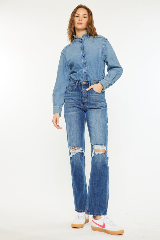 Dixon Ultra High Rise 90's Boyfriend Jeans