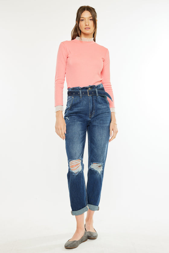 Ilena Ultra High Rise Mom Jeans