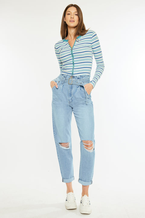 Ilena Ultra High Rise Mom Jeans