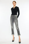 Janis High Rise Slim Straight Leg Jeans