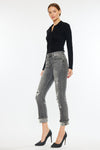 Janis High Rise Slim Straight Leg Jeans