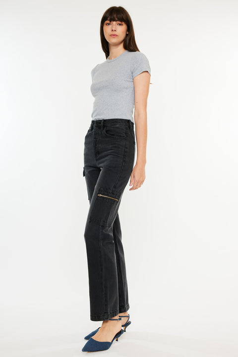 Semarea Ultra High Rise 90's Straight Leg Jeans - Official Kancan USA