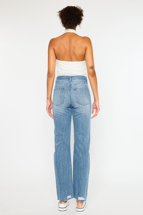 Hattie High Rise 90's Straight Leg Jeans - Official Kancan USA