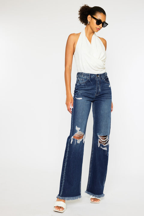 Jules Ultra High Rise 90's Flare Jeans - Official Kancan USA