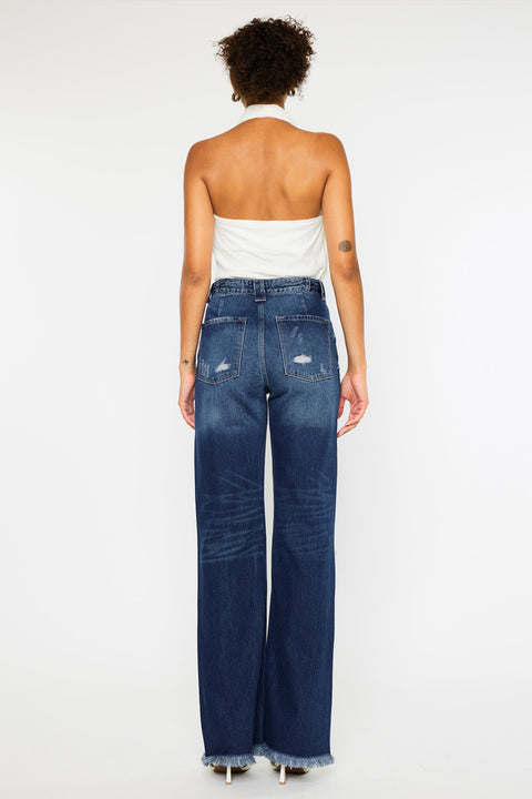 Jules Ultra High Rise 90's Flare Jeans - Official Kancan USA