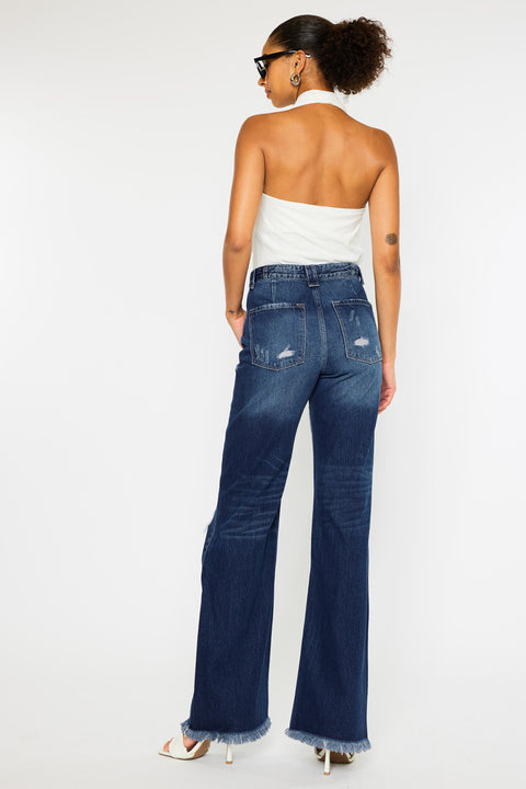 Jules Ultra High Rise 90's Flare Jeans - Official Kancan USA