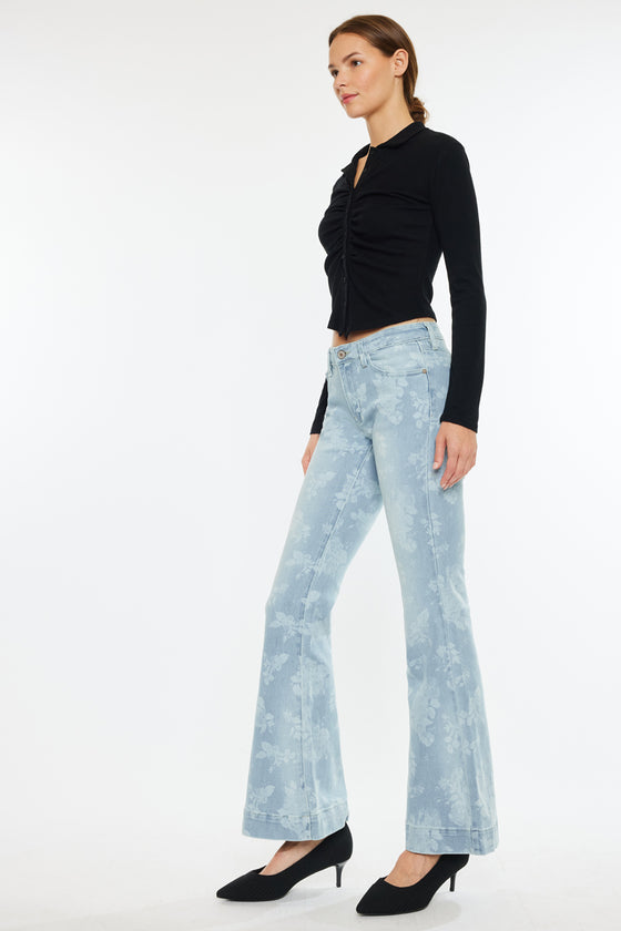 Rosa Low Rise Flare Jeans