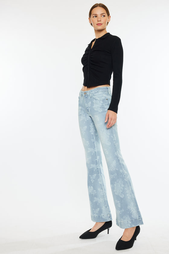 Rosa Low Rise Flare Jeans