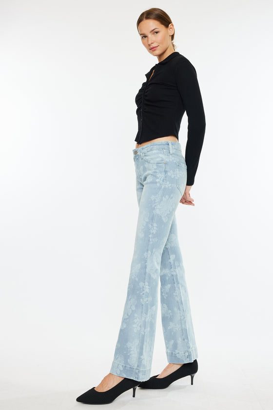 Rosa Low Rise Flare Jeans