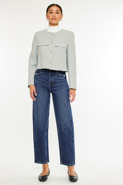 Elle High Rise Balloon Fit Jeans