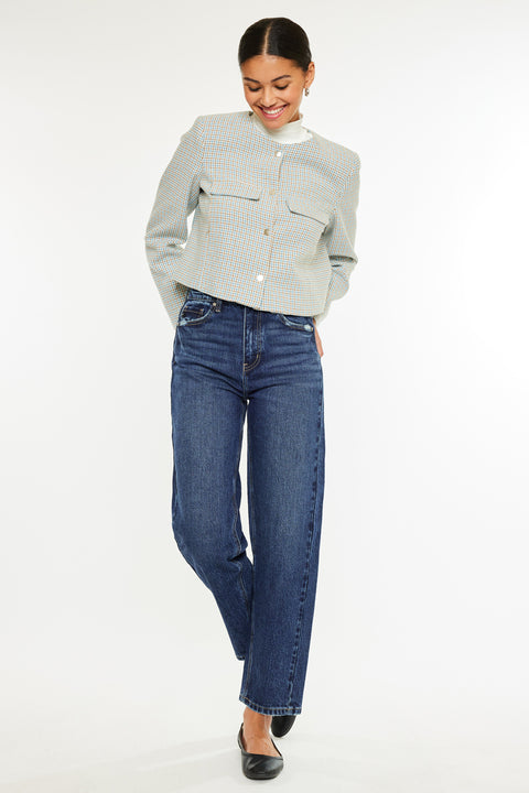 Elle High Rise Balloon Fit Jeans