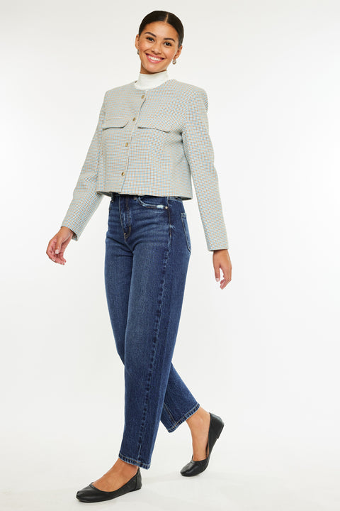 Elle High Rise Balloon Fit Jeans