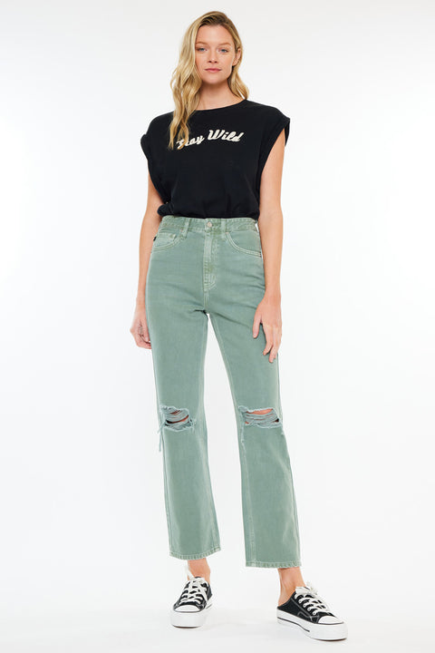 Mari Ultra High Rise 90's Straight Leg Jeans - Official Kancan USA