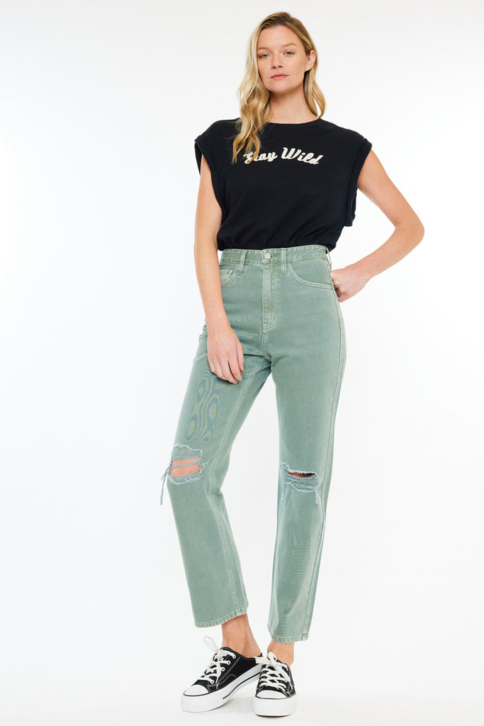 Mari Ultra High Rise 90's Straight Leg Jeans - Official Kancan USA