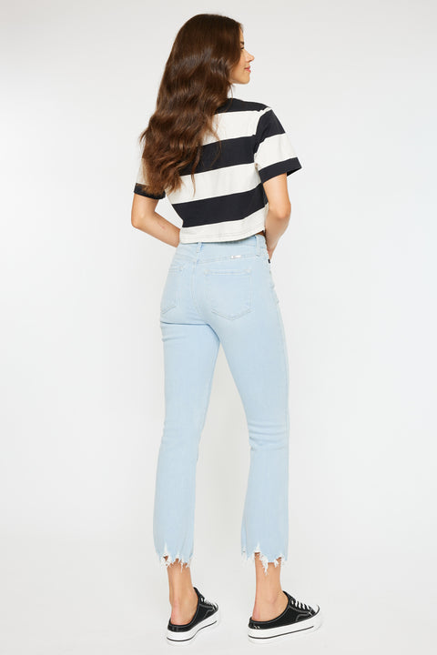 Valeria High Rise Kick-Flare Jeans - Official Kancan USA