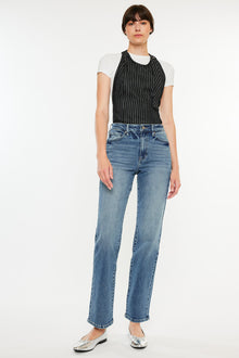  Ophelia High Rise True Straight Leg  Jeans - Official Kancan USA