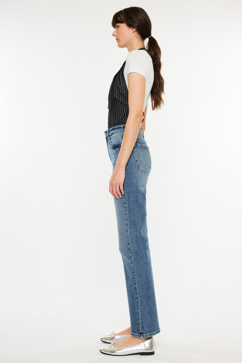 Ophelia High Rise True Straight Leg  Jeans - Official Kancan USA