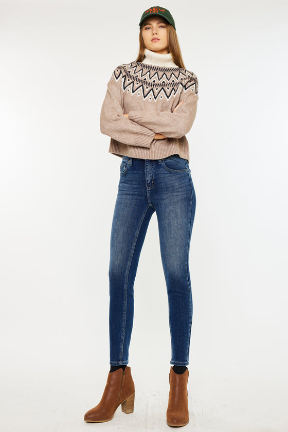 Rochelle  High Rise Super Skinny Jeans