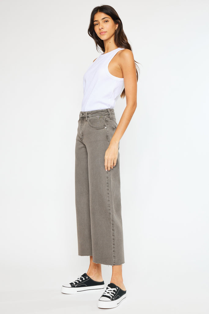 Dianella High Rise Crop Wide Leg Jeans