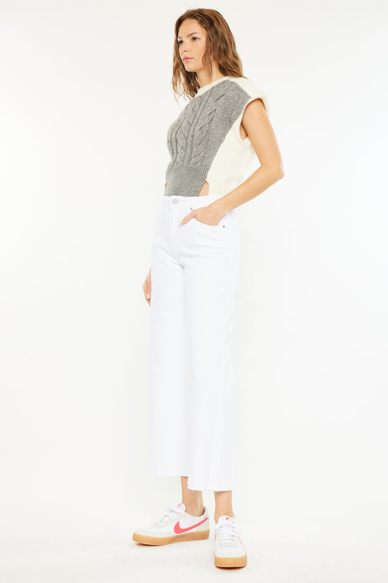 Dianella High Rise Crop Wide Leg Jeans