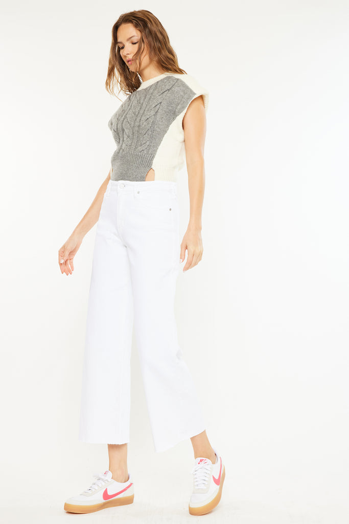 Dianella High Rise Crop Wide Leg Jeans