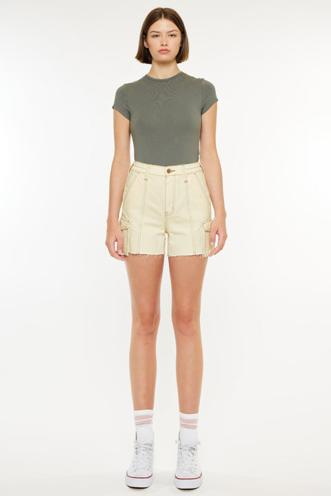 Cassie High Rise Carpenter Shorts - Official Kancan USA