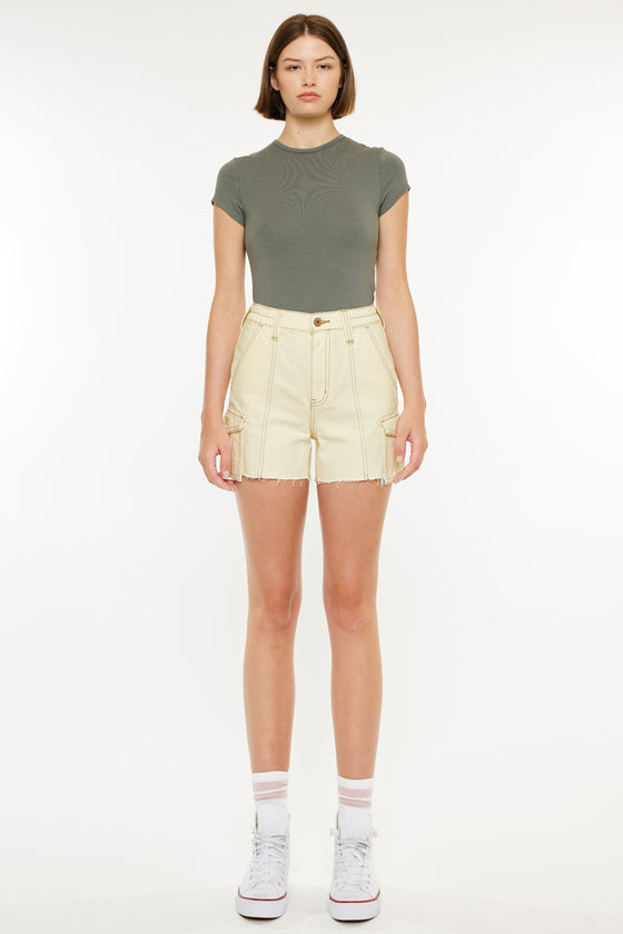 Cassie High Rise Carpenter Shorts - Official Kancan USA