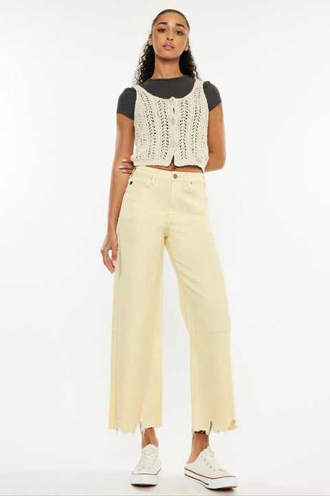 Savie Cropped Wide Leg Jeans - Official Kancan USA