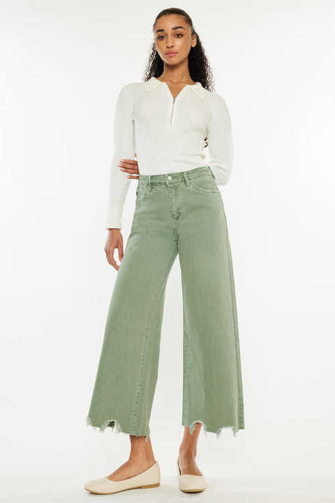 Savie Cropped Wide Leg Jeans - Official Kancan USA