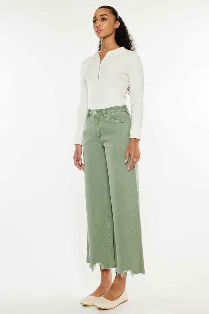 Savie Cropped Wide Leg Jeans - Official Kancan USA