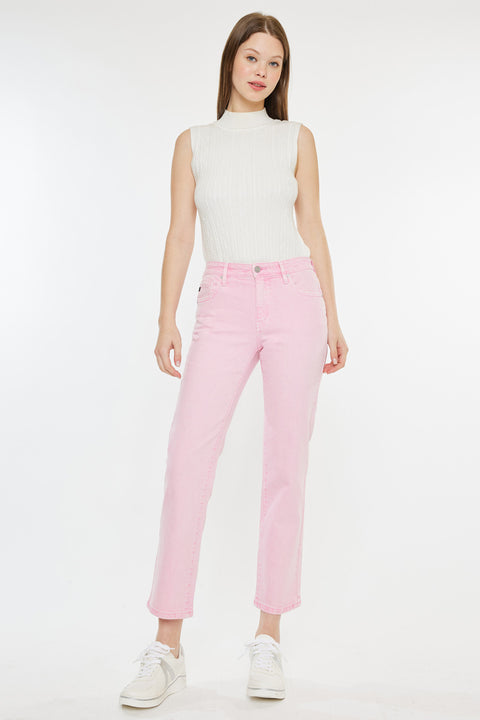 Hannah Mid Rise Straight Jeans - Official Kancan USA