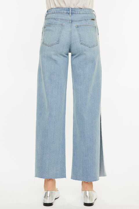 Haiden High Rise Ankle Wide Leg Jeans - Official Kancan USA