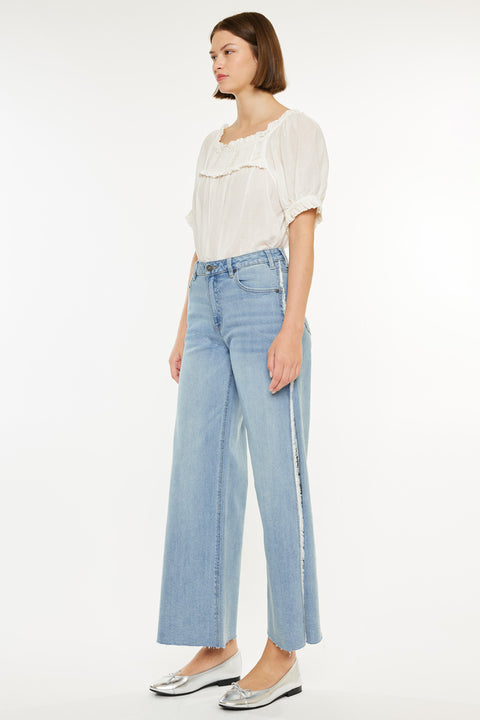 Haiden High Rise Ankle Wide Leg Jeans - Official Kancan USA