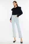 Genevie High Rise Straight Jeans