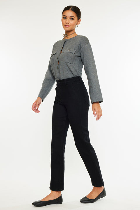 Isa High Rise Straight Leg Jeans