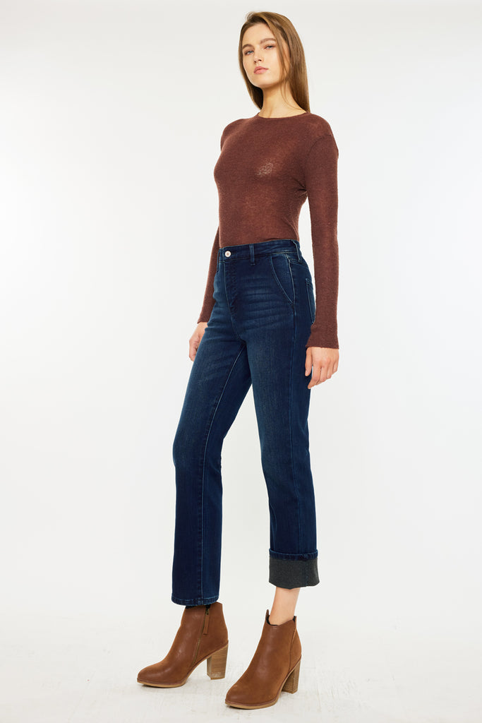 Felicity High Rise Slim Straight Leg Jeans