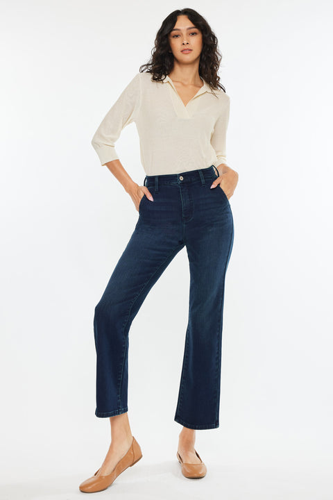 Felicity High Rise Slim Straight Leg Jeans