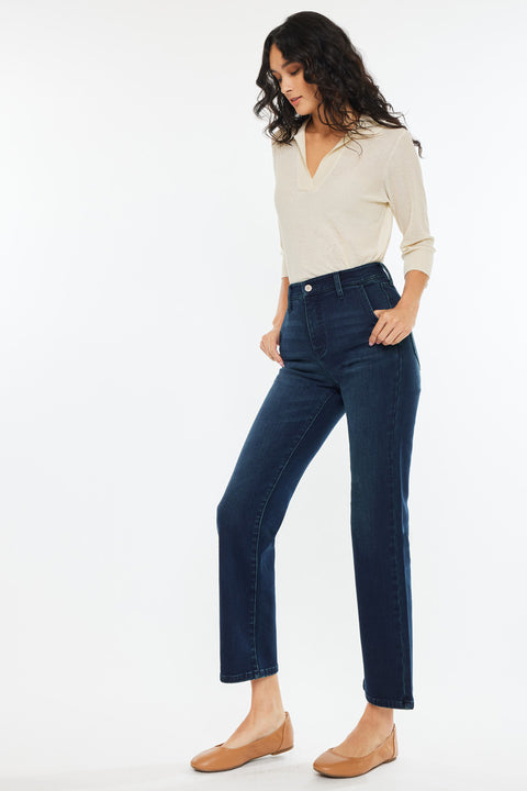 Felicity High Rise Slim Straight Leg Jeans