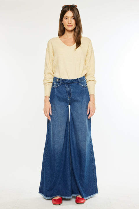 Marley High Rise Super Wide Leg Jeans