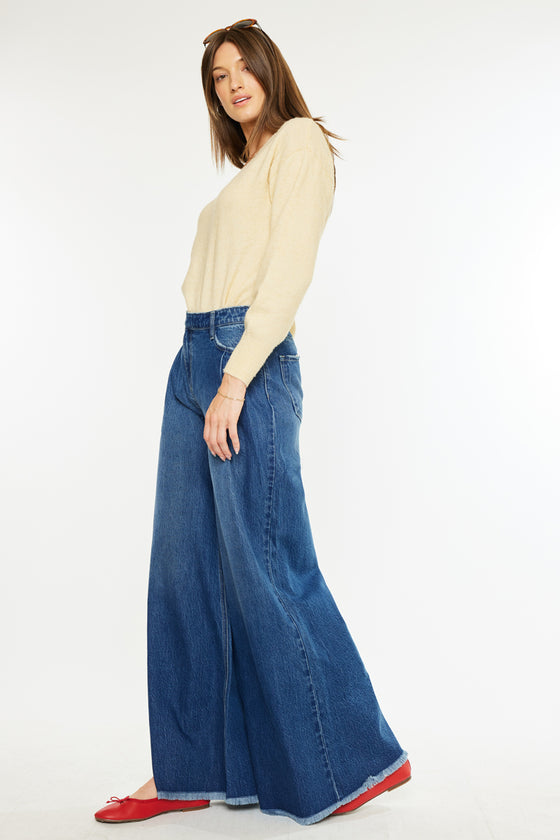 Marley High Rise Super Wide Leg Jeans