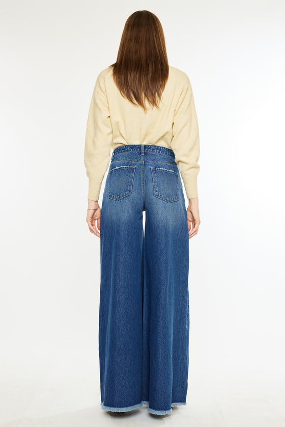 Marley High Rise Super Wide Leg Jeans