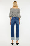 Gisela Mid Rise Crop Straight Jeans